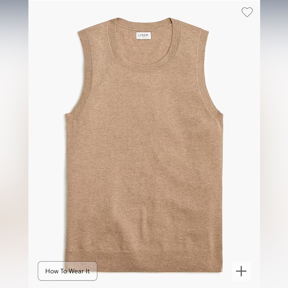 J. Crew Sweater shell tank